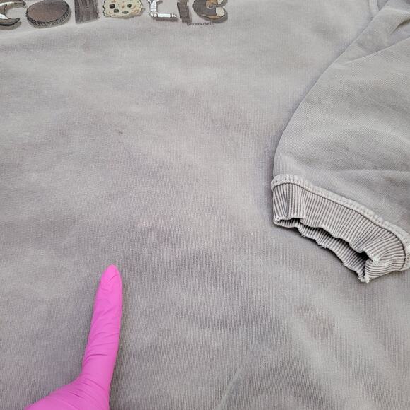 Vintage Crazyshirts Chocolate Sweatshirt Womens Large 25x23 Grayish Brown - Picture 6 of 16